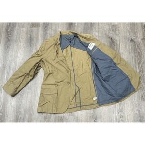 Old Navy Blazer Men's 2XL Beige Classic Tailored Two Button Sports Coat Jacket